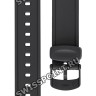 Черный полимерный ремешок Casio 10268500 для часов Casio W-211-1A, W-211-1B
