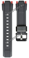 Черный полимерный ремешок Casio 10590968 для часов Casio MTG-B1000B-1A