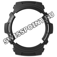 Черный рант корпуса часов Casio 10272876 для часов Casio AWG-101-1A, AW-590-1A, AW-591-2A, AW-591-4A, AWG-100-1A, AWG-M100-1A, AWR-M100-1A