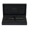 Ручка PARKER S0930500 Premier - Monochrome Black Edition PVD, перьевая ручка, F (№ 161)