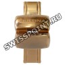 Розовый стальной раскладной замок Certina C640016135, 17 мм, для каучукового ремешка часов Certina DS First C014.217.37.011.00, C014.235.37.011.00