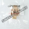 Розовый стальной раскладной замок Certina C640016135, 17 мм, для каучукового ремешка часов Certina DS First C014.217.37.011.00, C014.235.37.011.00
