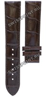 Коричневый кожаный ремешок Tissot T610034737, теленок, 20/18, без замка, для часов Tissot Carson T907.407, T907.410