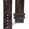 Коричневый кожаный ремешок Tissot T610034737, теленок, 20/18, без замка, для часов Tissot Carson T907.407, T907.410