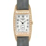 Серый сатиновый ремешок Longines L682119395, теленок, 17/16, без замка, для часов Longines BelleArti L2.694.0, L2.694.4, L2.694.8, L2.694.9