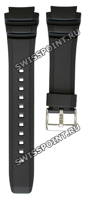 Черный полимерный ремешок Casio 10347967 для часов Casio AMW-710-1A