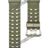 Зеленый полимерный ремешок Casio 10455203 для часов Casio GW-9400-3