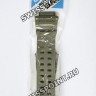 Зеленый полимерный ремешок Casio 10455203 для часов Casio GW-9400-3