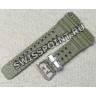 Зеленый полимерный ремешок Casio 10455203 для часов Casio GW-9400-3