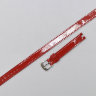 Красный кожаный ремешок Tissot T600036763, теленок, 12/12, длина 260/75 мм, с вырезом, стальная пряжка, для часов Tissot Pinky T084.210.16.117.00