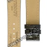 Черный кожаный ремешок Tissot T610031402, теленок, лаковый, 18/16, без замка, для часов Tissot Couturier T035.207, T035.210, T035.246