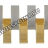 Стальное двухцветное звено браслета Tissot T613036342 для часов Tissot Tradition T063.610