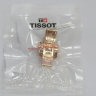 Розовый стальной раскладной замок Tissot T640029818, 16 мм, для кожаного ремешка часов Tissot