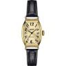 Черный кожаный ремешок Tissot T600046130, 12/10, желтая пряжка, для часов Tissot Heritage T128.161.36.262.00 Heritage Porto