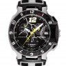 Серый силиконовый ремешок Tissot T610033438, интегрированный, без замка, для часов T-Race T048.417.27.057.10 Thomas Luthi 2013