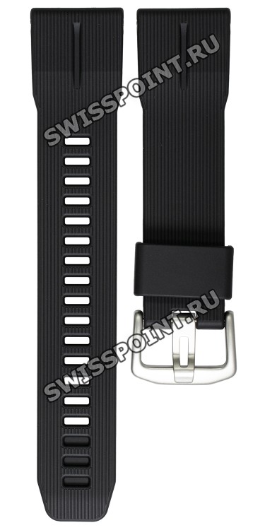 Черный полимерный ремешок Casio 10660472 для часов Casio PRG-601-1