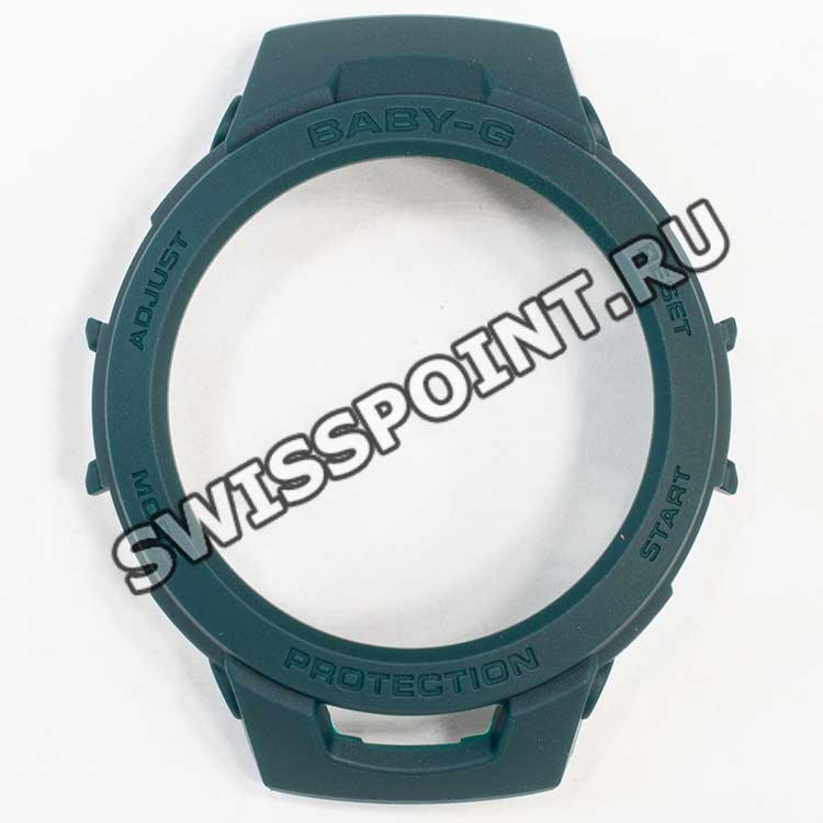 Зеленый полимерный рант корпуса Casio 10593681 для часов Casio BSA-B100AC-3A