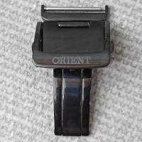 Черная стальная клипса Orient 20 мм для кожаного ремешка