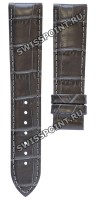 Серый кожаный ремешок Tissot T610035914, теленок, 20/18, без замка, для часов Tissot Fascination T920.407, T920.410, T924.410