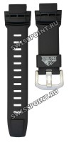 Черный полимерный ремешок Casio 10350859 для часов Casio PRG-500, PRG-200A, PRW-5000, PRW-2000A