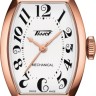 Коричневый кожаный ремешок Tissot T600046132, 12/10, розовая пряжка, для часов Tissot Heritage T128.161.36.012.00 Heritage Porto