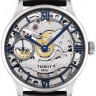 Черный кожаный ремешок Tissot T610036038, теленок, имитация крокодила, 21/18, без замка, для часов Tissot Ch.Tour. T099.405, T099.407, T099.427