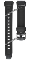 Черный полимерный ремешок Casio 10300101 для часов Casio W-212H-1A, W-212H-9A