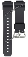 Черный полимерный ремешок Casio 10595226 для часов Casio GM-5600-1, GM-5600B-1, GM-5600G-9, GM-6900-1