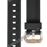 Черный полимерный ремешок Casio 10592093 для часов Casio MSG-S200G-1A