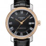 Черный кожаный ремешок Tissot T610035947, теленок, 20/18, без замка, для часов Tissot Bridgeport T097.407, T097.410