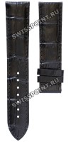 Черный кожаный ремешок Tissot T610035947, теленок, 20/18, без замка, для часов Tissot Bridgeport T097.407, T097.410