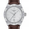 Коричневый кожаный ремешок Tissot T610046092, теленок, 22/20, без замка, для часов Tissot PR 100 T101.610, T101.617