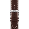 Коричневый кожаный ремешок Tissot T610046092, теленок, 22/20, без замка, для часов Tissot PR 100 T101.610, T101.617