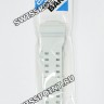 Белый полимерный ремешок Casio 10457919 для часов Casio GA-100LG-8A
