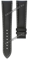 Черный кожаный ремешок Tissot T610027020, теленок, 22/18, без замка, для часов Tissot Quadrato ll T005.514