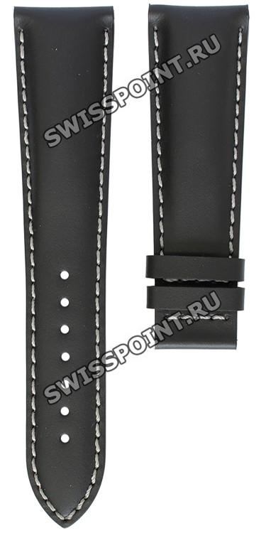 Черный кожаный ремешок Tissot T610027020, теленок, 22/18, без замка, для часов Tissot Quadrato ll T005.514