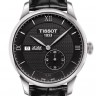 Черный кожаный ремешок Tissot T610014581, теленок, 19/18, без замка для часов Tissot Le Locle L164/264, T006.407, T006.408, T006.424, T006.428