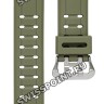 Зеленый полимерный ремешок Casio 10531393 для часов Casio GA-1100KH-3A