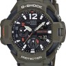 Зеленый полимерный ремешок Casio 10531393 для часов Casio GA-1100KH-3A