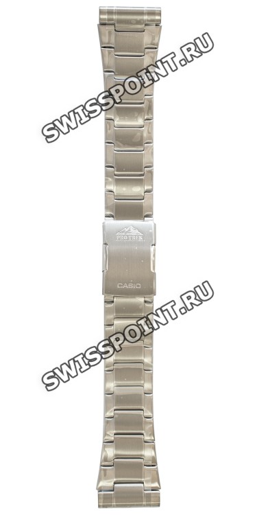 Титановый браслет Casio 10605127 для часов Casio PRG-340T-7, PRT-B50T-7, PRT-B70T-7