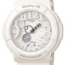 Белый полимерный ремешок Casio 10388854 для часов Casio BGA-131-7B, BGA-131-7B3, BGA-160-7B2, BGA-161-7B