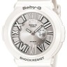 Белый полимерный ремешок Casio 10388854 для часов Casio BGA-131-7B, BGA-131-7B3, BGA-160-7B2, BGA-161-7B
