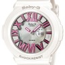 Белый полимерный ремешок Casio 10388854 для часов Casio BGA-131-7B, BGA-131-7B3, BGA-160-7B2, BGA-161-7B