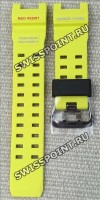 Кислотный желто-зеленый полимерный ремешок Casio 10685347 для часов Casio GW-9500MRY-1A9