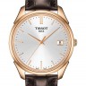 Коричневый кожаный ремешок Tissot T610036434, теленок, 20/18, без замка, для часов Tissot Ballade lll T108.408, T912.410, T912.428, T924.410, T920.407, T920.410, T920.417