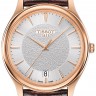 Коричневый кожаный ремешок Tissot T610036434, теленок, 20/18, без замка, для часов Tissot Ballade lll T108.408, T912.410, T912.428, T924.410, T920.407, T920.410, T920.417