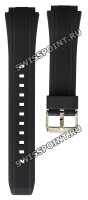 Черный полимерный ремешок Casio 10357533 для часов Casio EF-552-1A