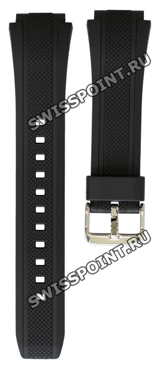 Черный полимерный ремешок Casio 10357533 для часов Casio EF-552-1A