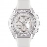 Белый силиконовый ремешок Tissot T610027129, без замка, для часов Tissot T-Tracx T010.417