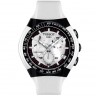 Белый силиконовый ремешок Tissot T610027129, без замка, для часов Tissot T-Tracx T010.417